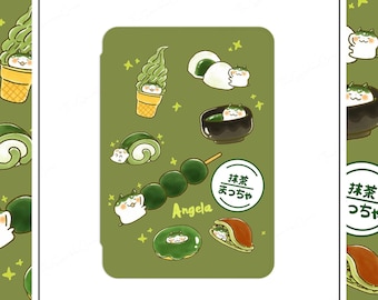 Leuke Matcha kindle paperwhite 2024/2024 case kindle case cover paperwhite cover paperwhite 6,8" case kindle 10e 11e generatie cover