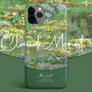 Claude Monet Masterpiece Art iPhone Case | Monet Phone Case | iPhone 15, 15 plus, 15 pro max, 14, 13, 12 pro Max, Samsung Galaxy S24 case