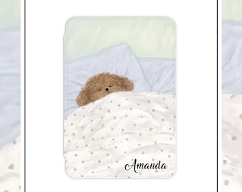 Personalized Kindle Case, ColorSoft Cover, Durable, Auto Wake/Sleep, Clear Back Cover