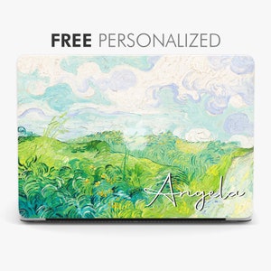 Custom Name Case Van Gogh Personalized Aesthetic Hard Laptop Cover MAC Case Cover for MacBook Air 11/13 Pro 13/15/16 2008-2024 Laptop Case