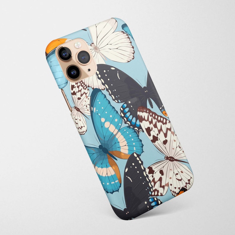Vintage Butterflies Aesthetic iPhone Case, iPhone 13 Pro Max Case, iPhone 13 Case, iPhone 12 Pro Max Case, iPhone 12 mini Case, iPhone 11 Case, iPhone 11 Pro Max Case, Samsung Galaxy S22 Ultra Case, Z Flip Gen3 Case, Samsung S21 Plus Case