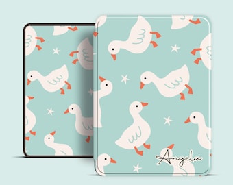 Duck Clear Back Kindle Paperwhite Case with Hand Strap, Custom Colorsoft 7" Cover, Personalizable
