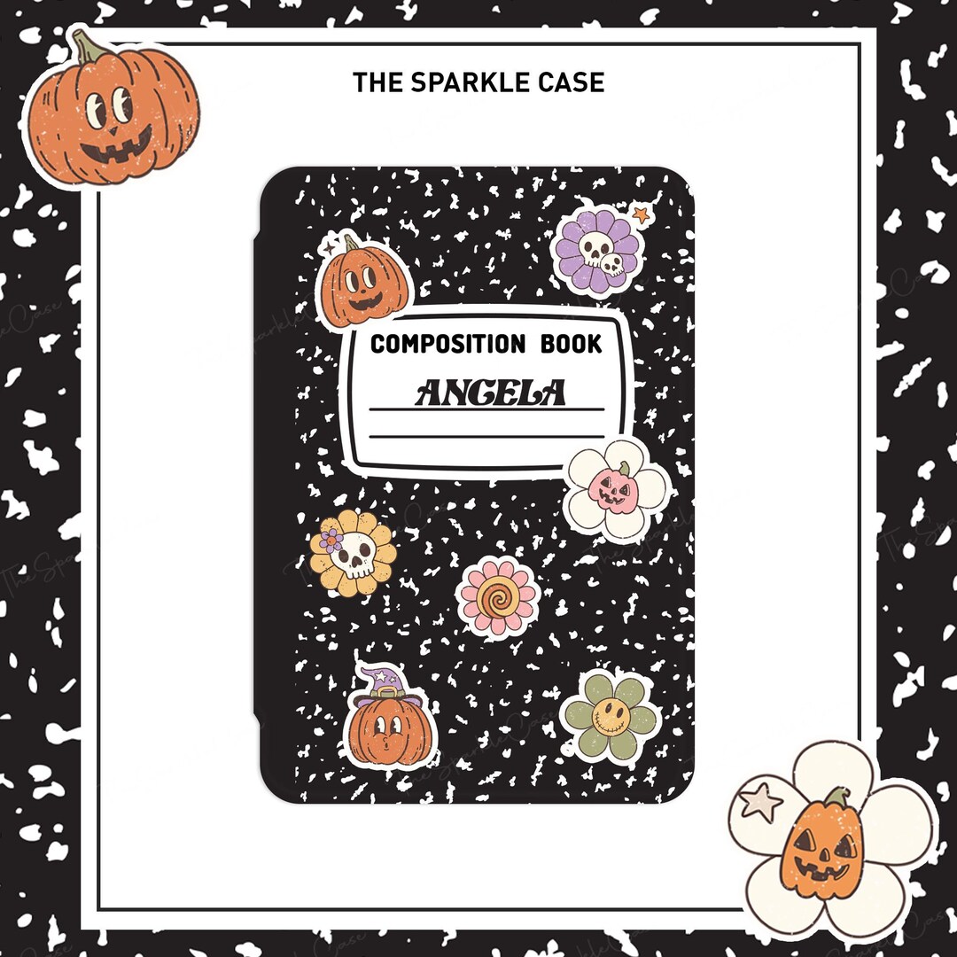 Halloween Composition Notebook All New Kindle 6 2022 Case Kindle Case