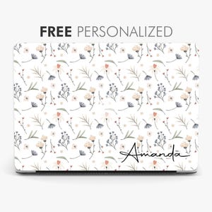 Monogram Custom MacBook Case Hard PC Laptop MAC Case Cover for MacBook Air 13 Pro 13/14.2/15/16 2008-2024 MacBook Laptop Case