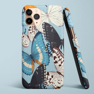 Vintage Butterflies Aesthetic iPhone Case, iPhone 13 Pro Max Case, iPhone 13 Case, iPhone 12 Pro Max Case, iPhone 12 mini Case, iPhone 11 Case, iPhone 11 Pro Max Case, Samsung Galaxy S22 Ultra Case, Z Flip Gen3 Case, Samsung S21 Plus Case