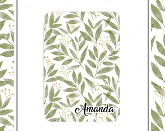 Kindle Paperwhite 7&quot; Colorsoft 7&quot; Kindle 6&quot; 2022 case Kindle case cover Paperwhite 6.8&quot; case Kindle 11th 12th Gen Cover Watercolor Leaves