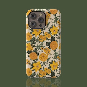 Yellow flowers iPhone 15 15 Plus 15 Pro Max, 14 Pro Max, 13, 12 case iPhone XS Max Case iPhone X Case iPhone 8 Plus Samsung Galaxy S24 S23