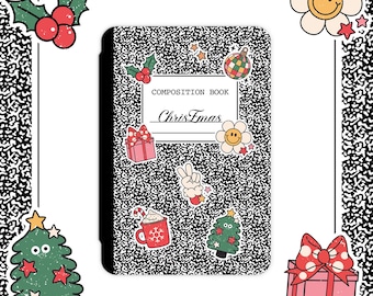 Kindle-Hülle mit Weihnachtsmotiven, passend für Paperwhite 6,8" und ColorSoft 7" und weitere Modelle, individuell gestaltbar