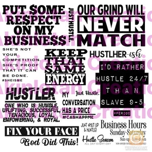 Hustle SVG-bundel