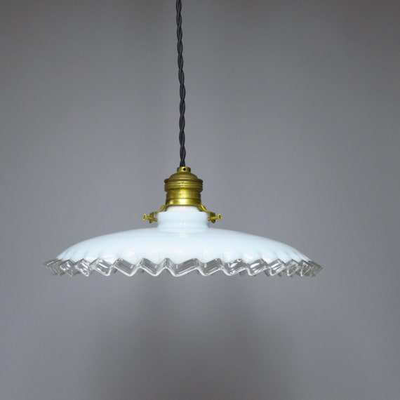 White Opaline Glass Lamp Shade Only Or, Lamp Shades Only Uk