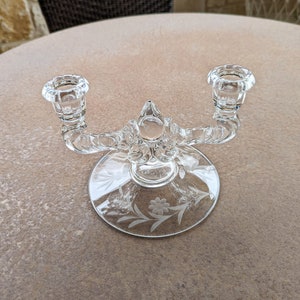 Frosted Plain Glass Bobeches, Round Candlestick Ring Holder
