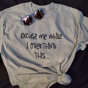 Excuse me while I overthink this...