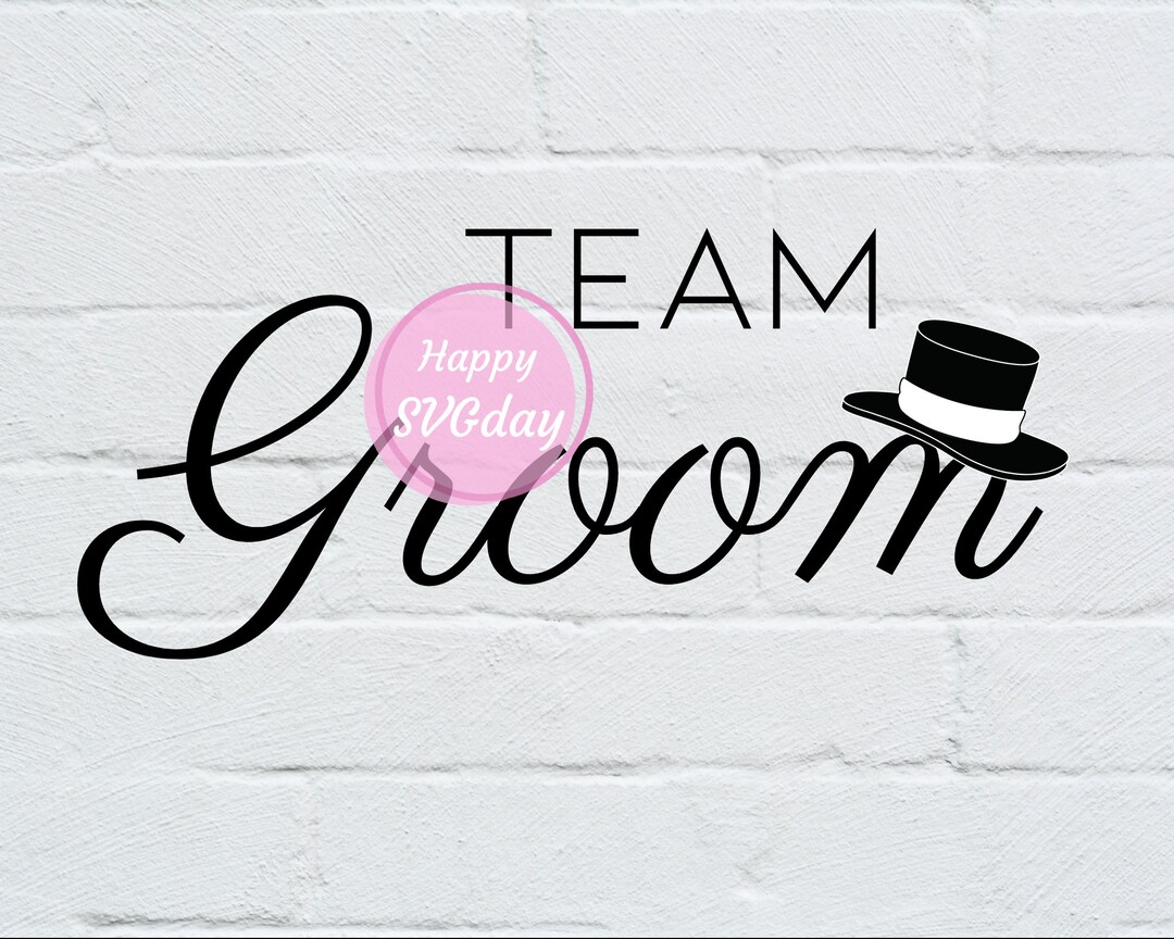 Team Groom SVG PNG JPG Groom Svg Just Married Svg Engaged Etsy