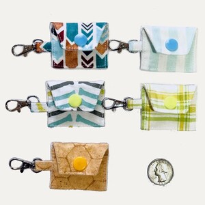 Quarter Coin Holder, Aldi Coin Keeper, Coin Purse Keyring, Ring and Jewelry Storage Pouch, Mini Coin Purse, Earbuds Holder