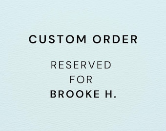 RESERVED Custom Order for Brooke H: 4.5"x6" Alarm Panel Cover