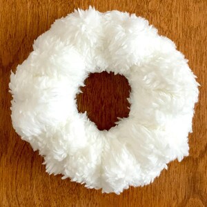 Large White Sherpa Scrunchie, Big Soft and Fluffy Scrunchie, White Scrunchie, Made in USA - Etsy