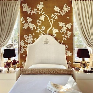 36&quot;*96&quot;.  Chinoiserie wlalpaper, Peony  Garden, Chinoiserie