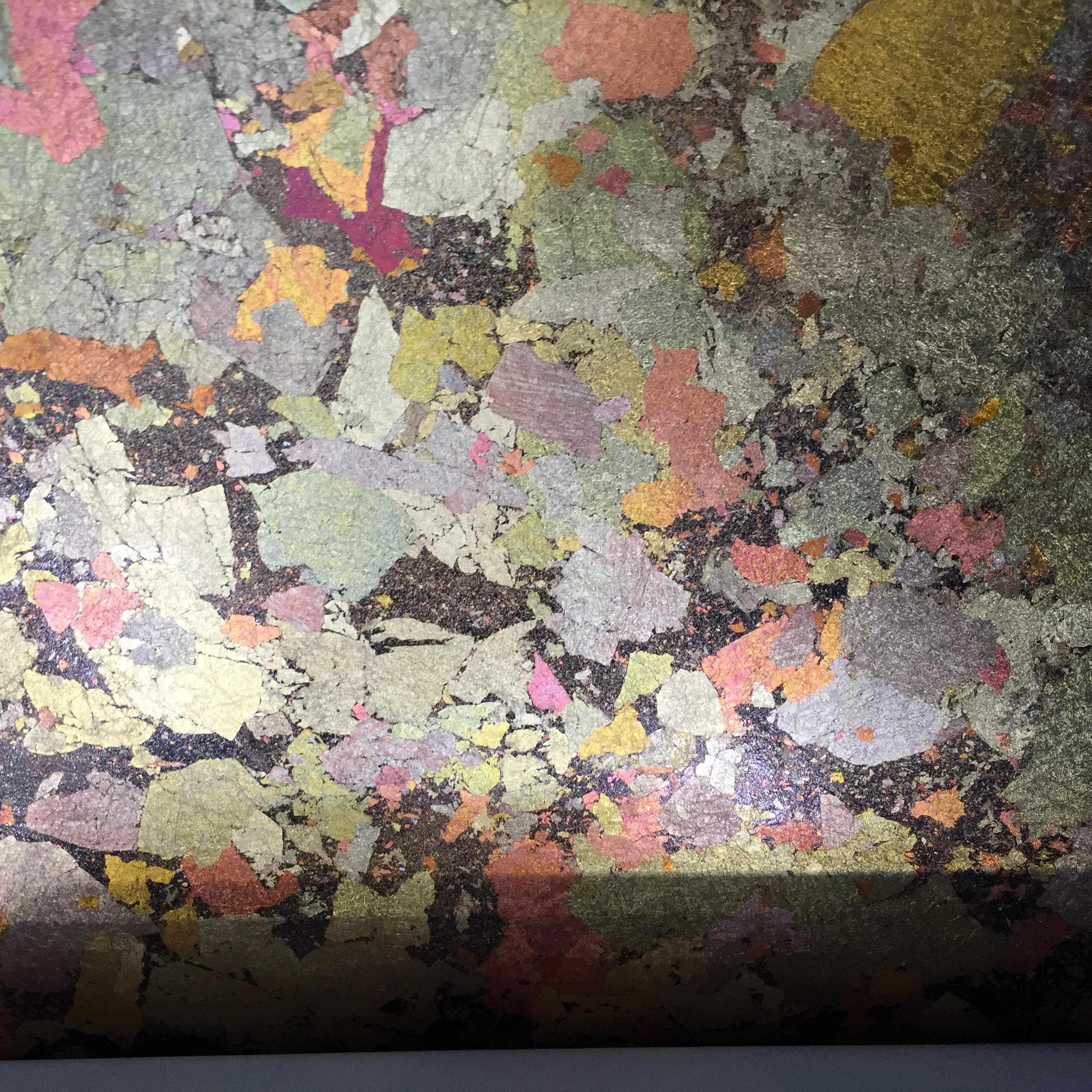 Oxidized Metal Leaf Wallpaper main image 1