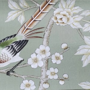 SAMPLE for Chinoiserie Hand-painted Wallpaper on 44#