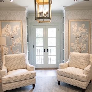 24&quot; *48&quot;, A pair of Chinoiserie Artwork, list price is for one panel- ( no frame)