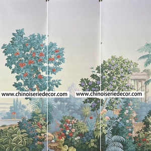 Panoramic wallpaper,  Hand Painted wallpaper