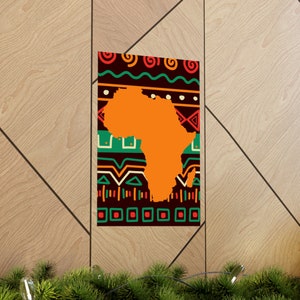Africa Themed Matte Vertical Posters