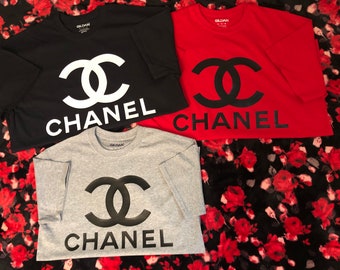 Chanel Tshirt Etsy