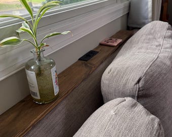Custom Sofa Table or Tray with Outlet