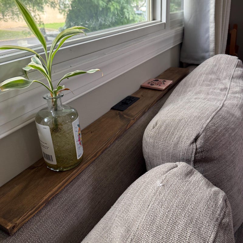 Behind Couch Shelf - Etsy