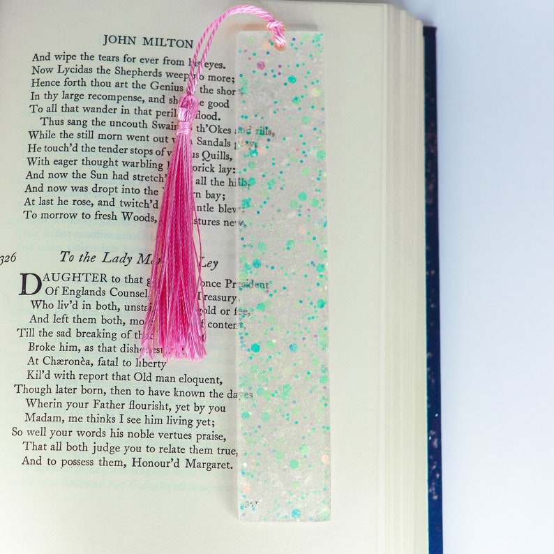 Resin Bookmark: Iridescent Individual or Set image 3