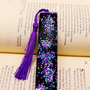 Resin Bookmark: Galaxy Swirl Individual or Set image 1