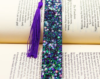 Resin Bookmark: Space Glitter Galaxy (Individual or Set)