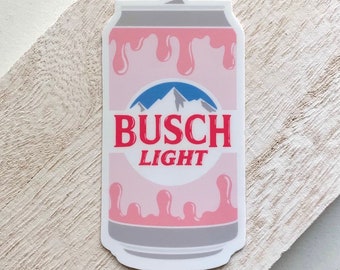 Natural Light Beer Sticker Natty Light Busch 4 inch Vinyl Sticker Bud Coors 