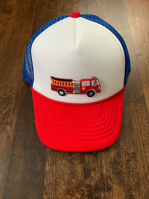 Fire Truck Hat - Etsy