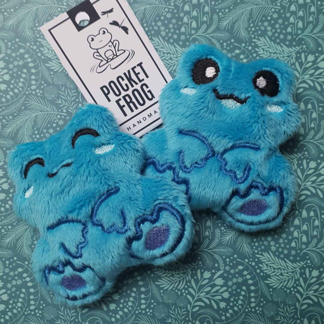 Pocket Frog / Pocket Hug Light Blue Little Weighted Sensory Etsy