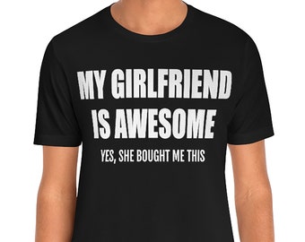 Camiseta de regalo para novio: divertida camiseta de regalo para novio, camiseta de relación para él