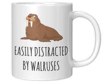 Personalised walrus mug be yourself any name gift fun christmas work present Personalised walrus mug be yourself any name gift fun christmas work present