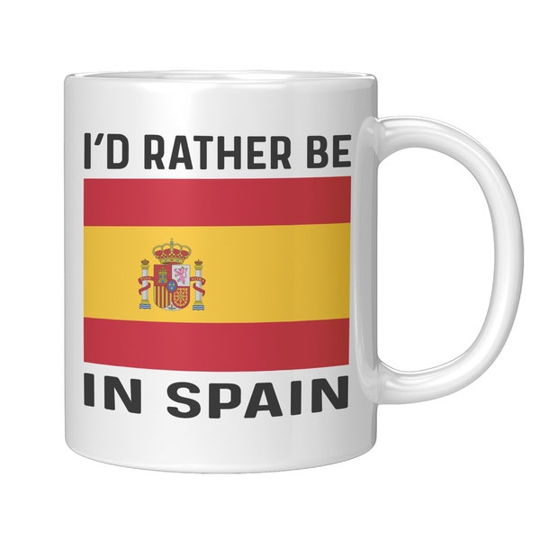 Spain Mug, Spain Gifts, Spain Coffee Mug, Spain Souvenir, Spain Lover Gift