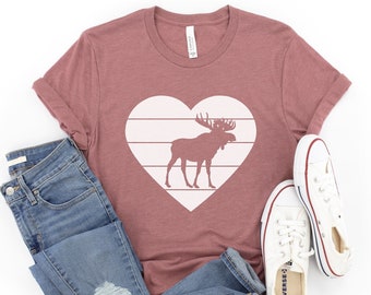 Moose Shirt – Moose Lover Graphic T-Shirt