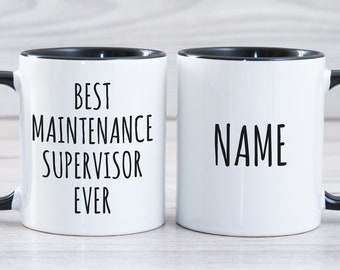 gift ideas for dissertation supervisor Maintenance Supervisor Gifts, Personalized Maintenance Supervisor Mug, Maintenance Supervisor Coffee Mug, Gift for Maintenance Supervisor