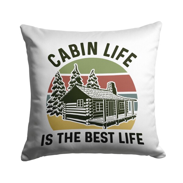 Cabin Throw Pillows Etsy