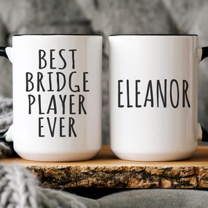 Bridge Player Mug – Personalized Gift for Bridge Players