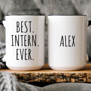 Intern Mug, Personalized Intern Gift, Intern Coffee Mug, Intern Gift Ideas, Personalized Gift for Intern