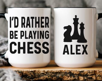 Chess Mug – Personalized Coffee Mug Gift for Chess Players
