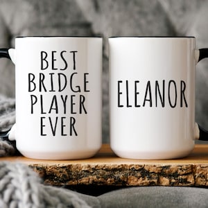 Bridge Player Mug – Personalized Gift for Bridge Players