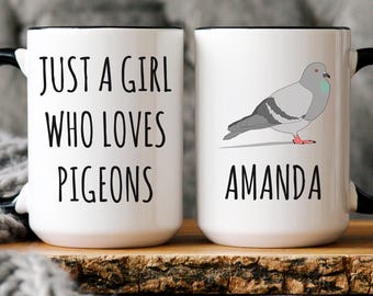 Pigeon Mug – Personalized Gift for Pigeon Lovers