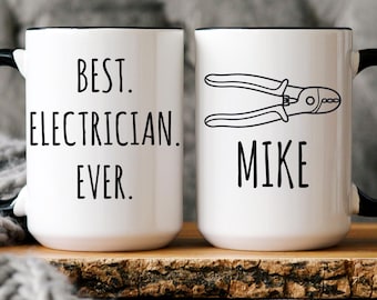 Electrician Mug – Personalized Coffee Cup Gift for Electricians
