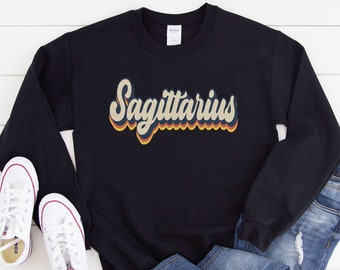 Sagittarius Sweater, Retro Sagittarius Sweatshirt, Sagittarius Shirt, Sagittarius Birthday, Sagittarius Gifts, Zodiac Sweater