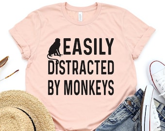 Funny Monkey Lover Shirt, Unisex Tee