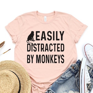 Monkey Shirt, Monkey Tshirt, Monkey Tee, Monkey Lover Shirt, Monkey T-Shirt, Funny Monkey Shirt, Gift for Monkey Lover,  Monkey Gifts
